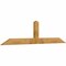 Ekena Millwork Portland Rough Sawn Timber Gable Bracket, Western Red Cedar, 96"W x 24"H x 2"D x 6"F, 6/12 Pitch GBW096X24X0206POR00RWR - alternate 4